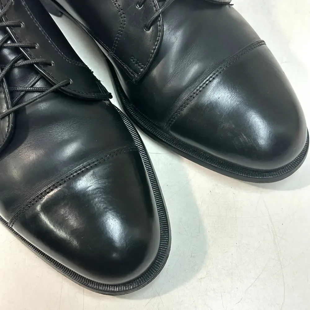 VGUC Rancourt & Co x Cole Haan Cap Toe Derby Black Calf Maine USA 11 Wide E